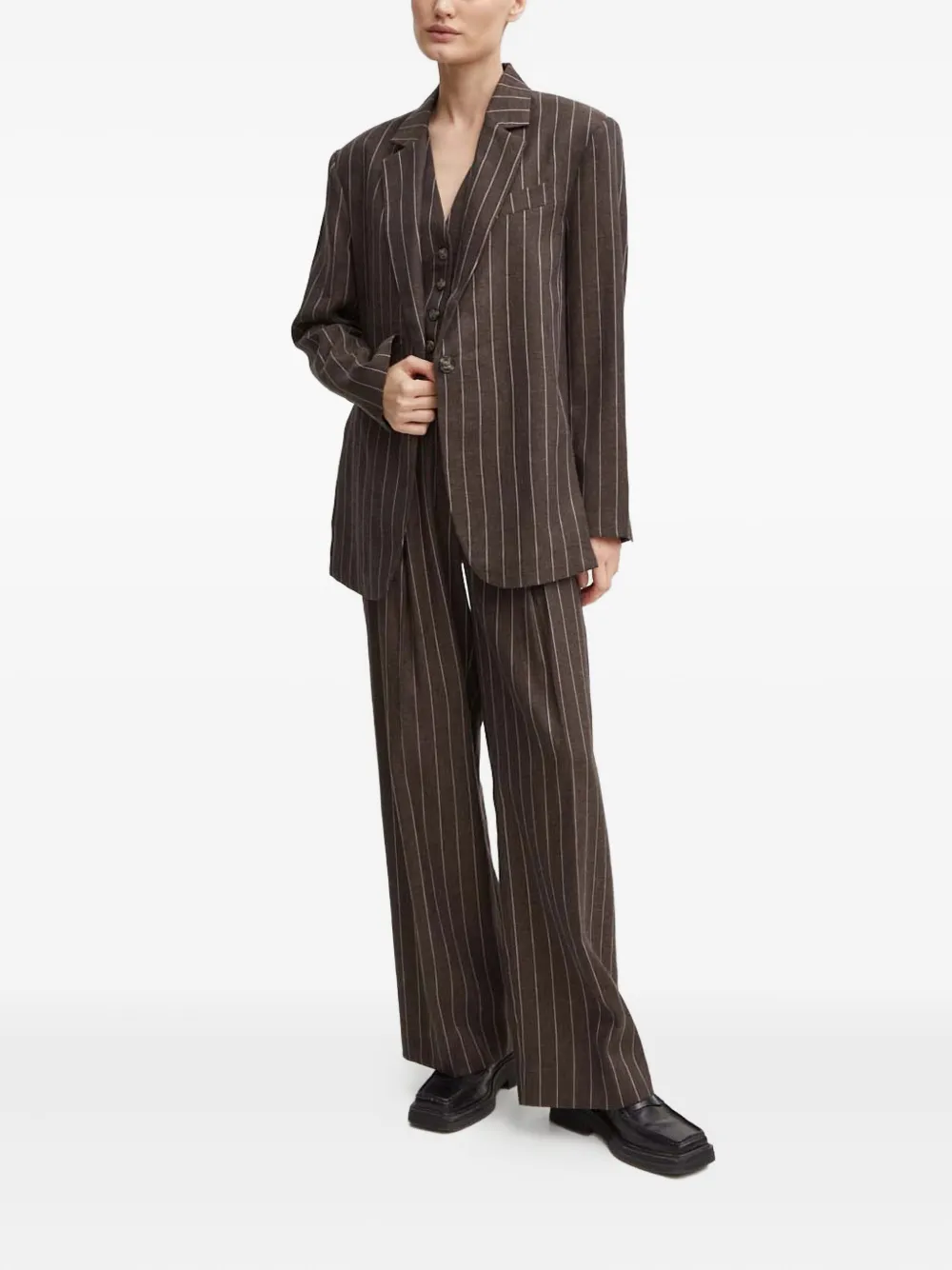 Day Birger Et Mikkelsen striped high-waisted trousers | Slacks | Image 2