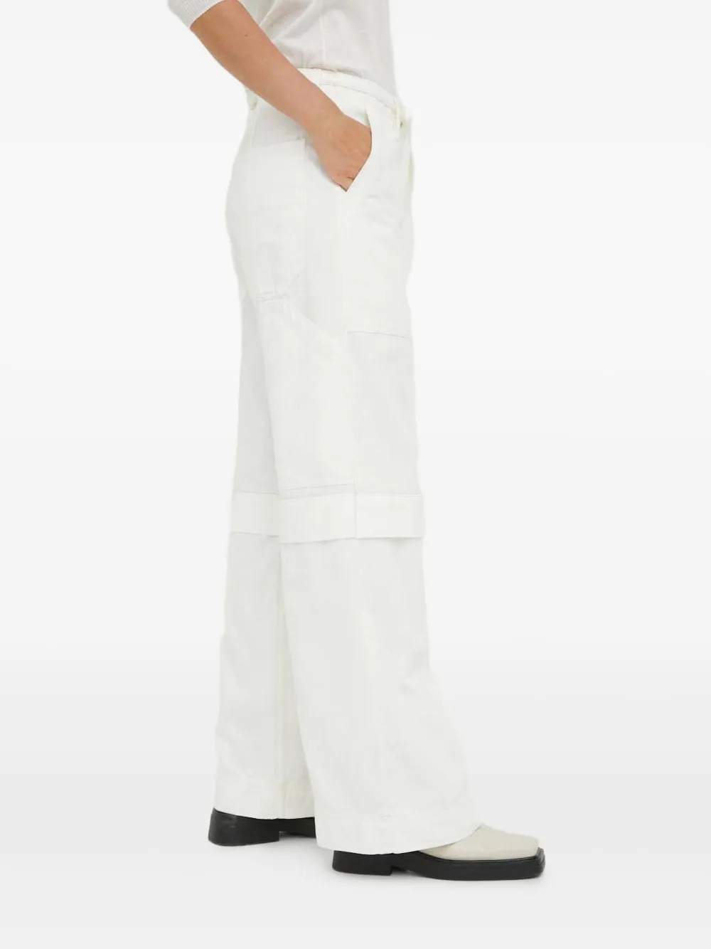 Day Birger Et Mikkelsen Broek met trekkoord vlak Wit