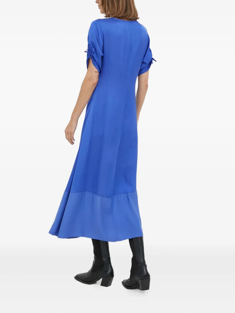 Day Birger Et Mikkelsen knot-detail maxi dress - Blauw