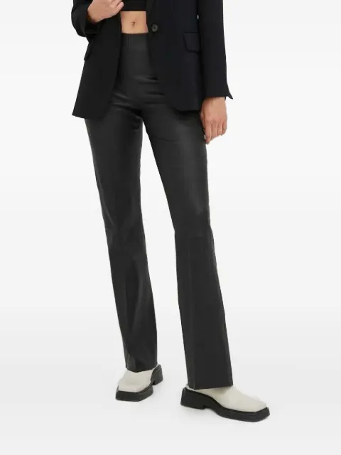 Day Birger Et Mikkelsen leather flared trousers