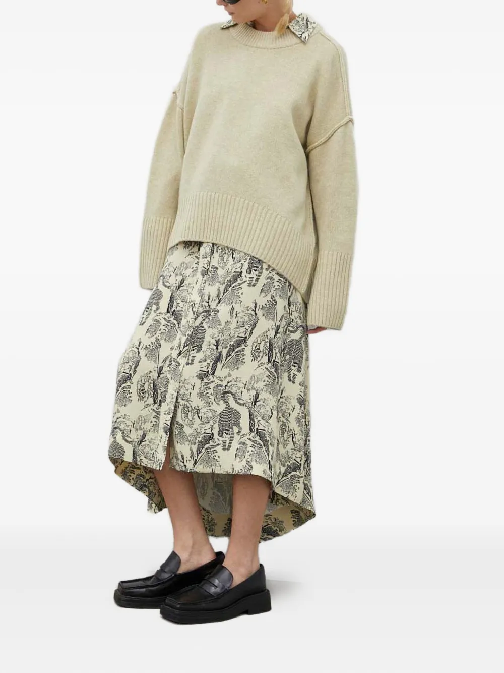 Day Birger Et Mikkelsen Heritage printed midi dress | Green | Image 1