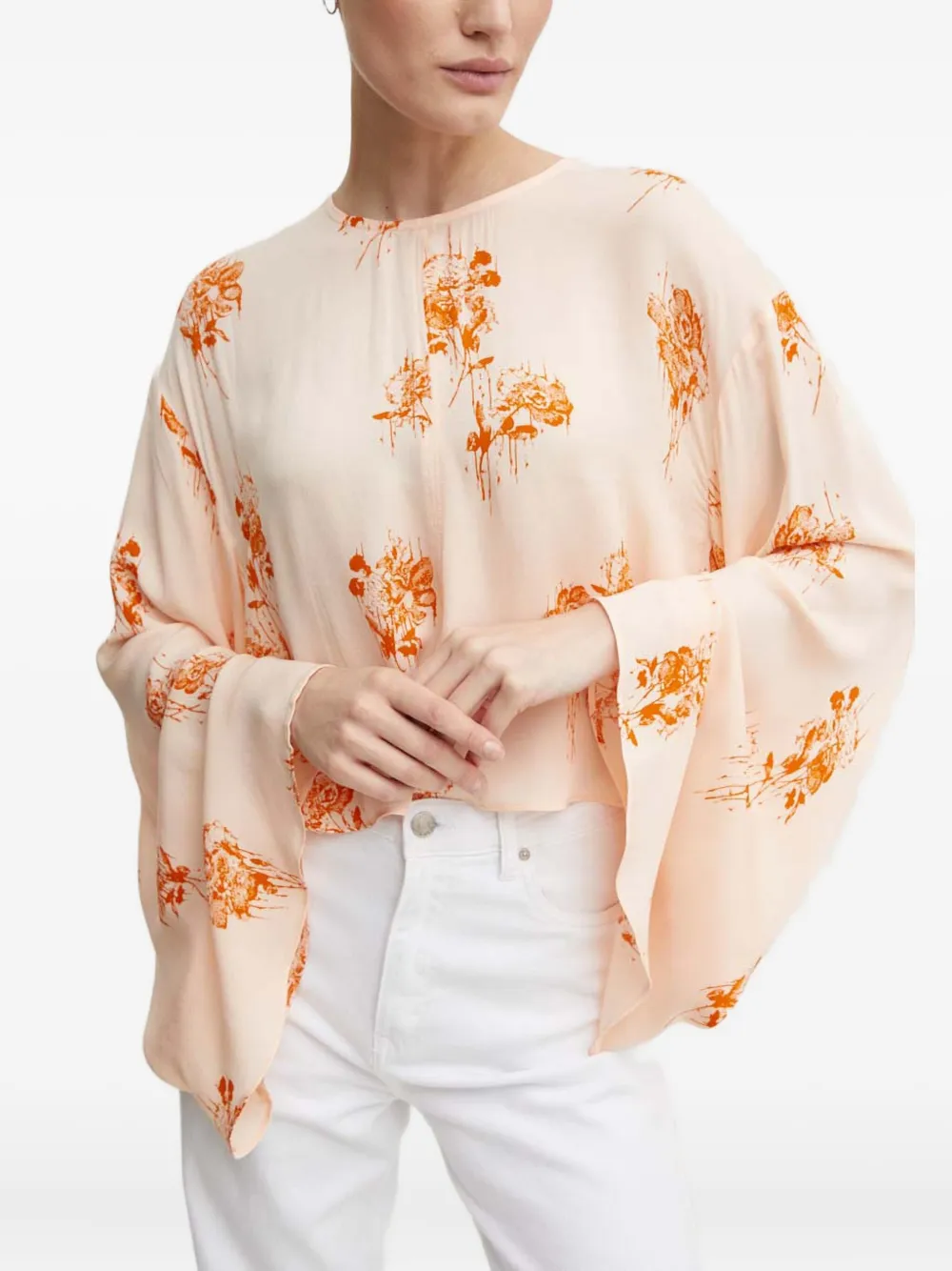 Day Birger Et Mikkelsen Floral Patterned Top In White