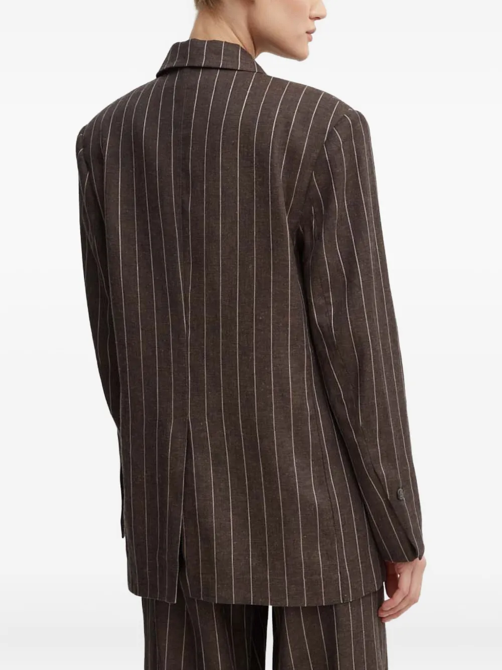 Day Birger Et Mikkelsen Gestreepte blazer Bruin