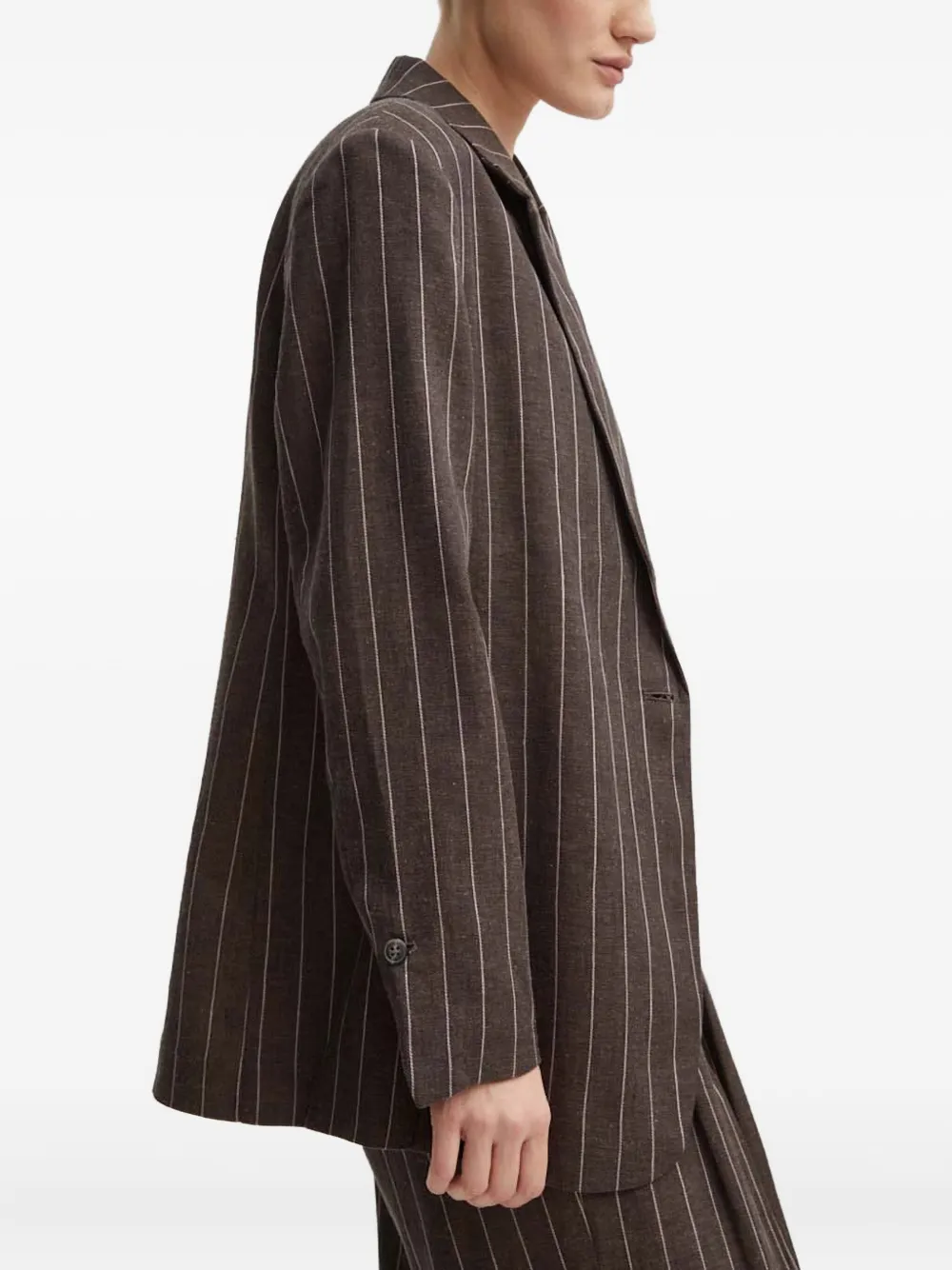 Day Birger Et Mikkelsen Gestreepte blazer Bruin