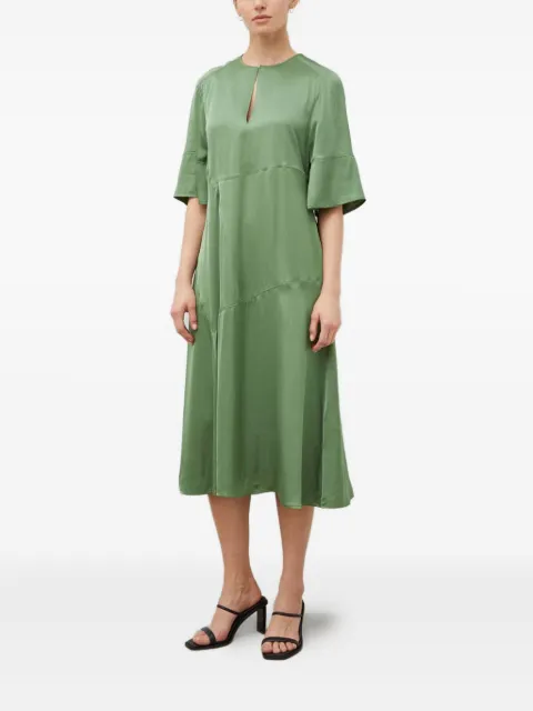 Day Birger Et Mikkelsen vestido midi con detalle de abertura