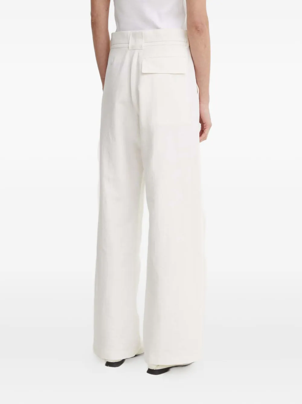 Day Birger Et Mikkelsen Drawstring Pocket Trousers In White