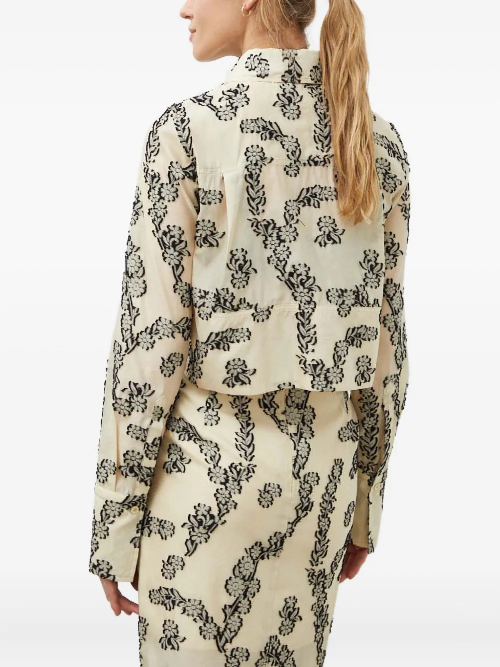 Day Birger Et Mikkelsen Blouse met bloemenprint Beige