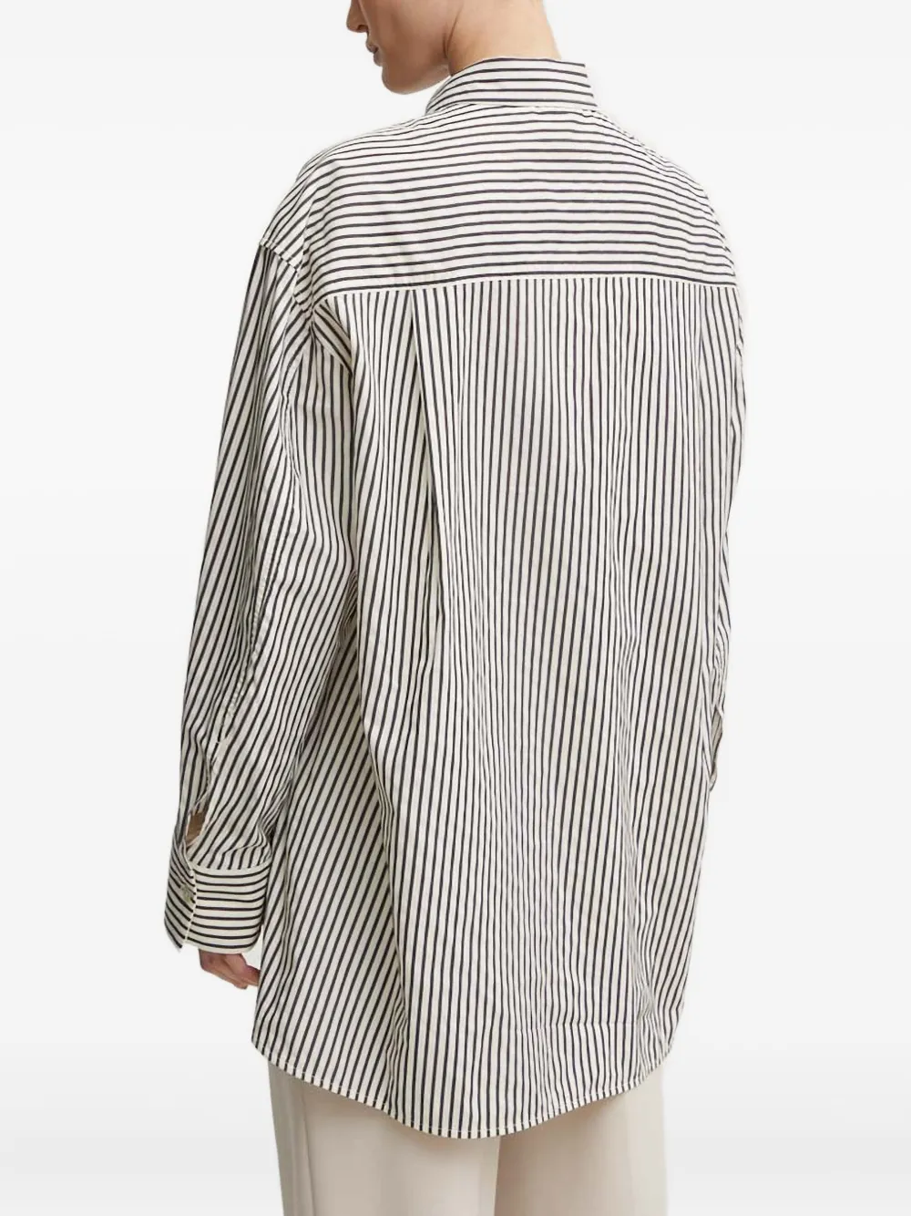 Day Birger Et Mikkelsen Striped Chest-pocket Shirt In White
