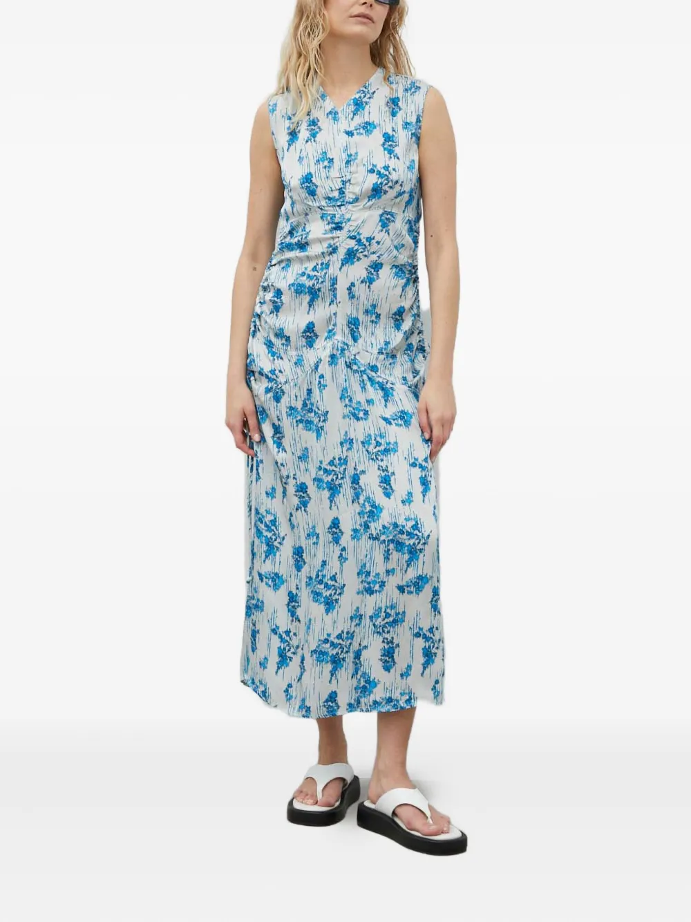 Day Birger Et Mikkelsen floral gathered midi dress | Day Dresses | Image 2