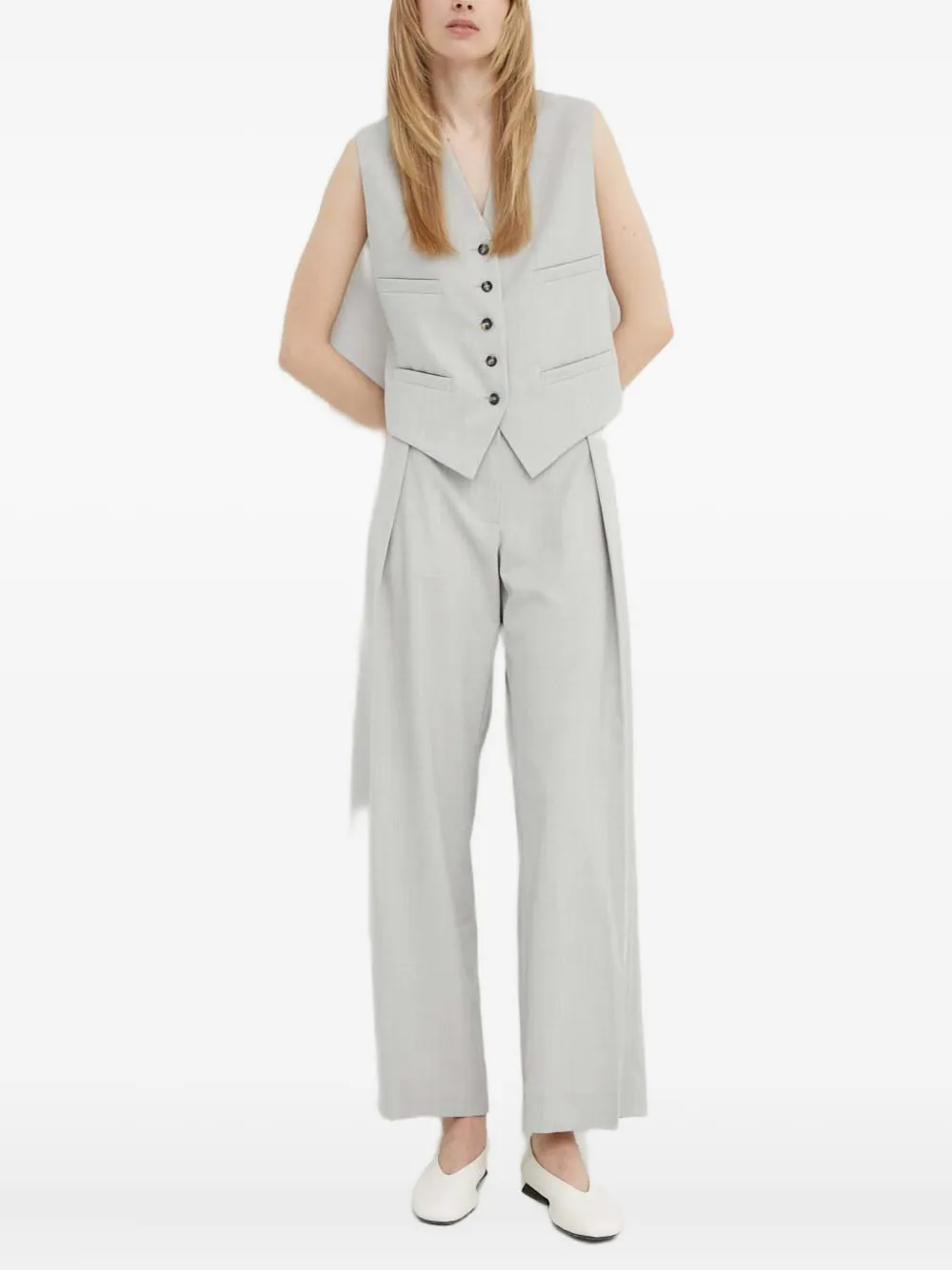 Day Birger Et Mikkelsen buttoned waistcoat | Grey | Image 1