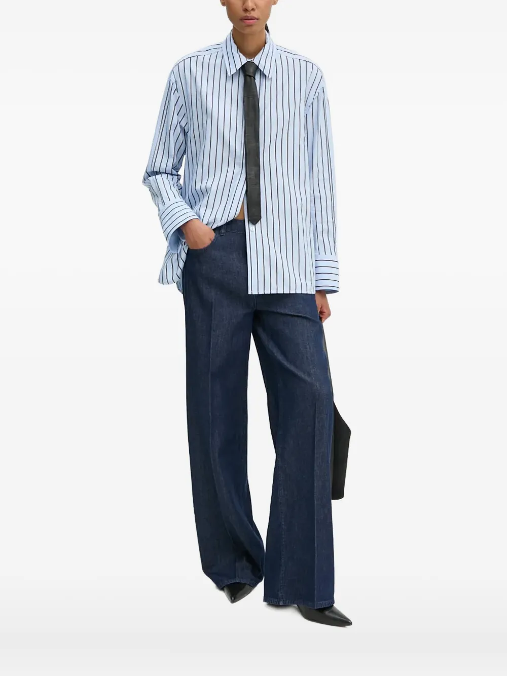 Day Birger Et Mikkelsen striped collared top | Blue | Image 1