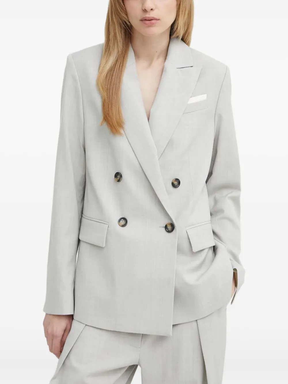 Day Birger Et Mikkelsen Elenora double-breasted blazer | Grey | Image 1