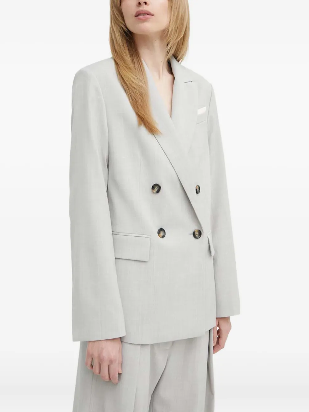 Day Birger Et Mikkelsen Elenora blazer met dubbele rij knopen Grijs