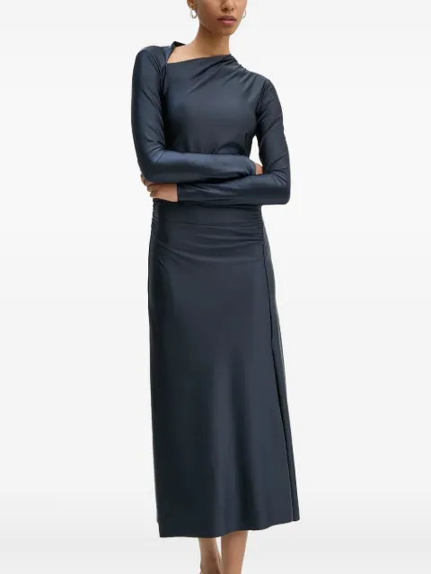 Day Birger Et Mikkelsen vestido midi con diseño fruncido