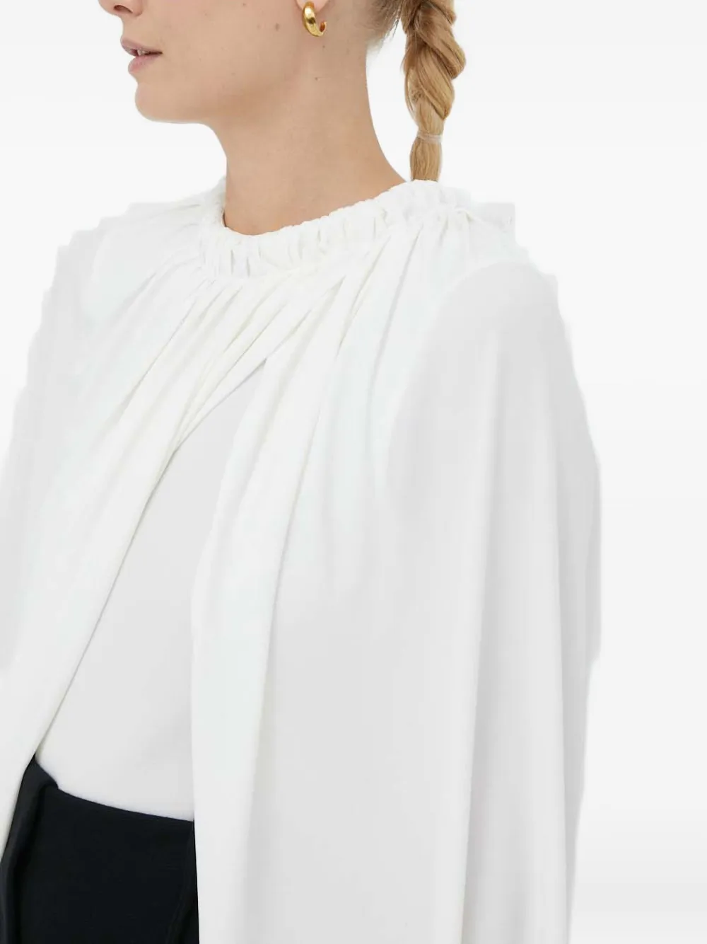 Day Birger Et Mikkelsen Belinda mini-jurk met lange mouwen Wit