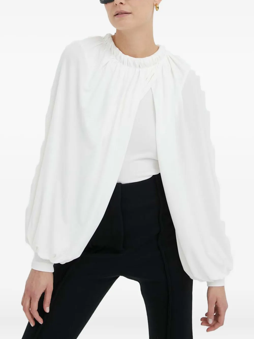 Day Birger Et Mikkelsen Belinda long-sleeve mini dress | White | Image 1