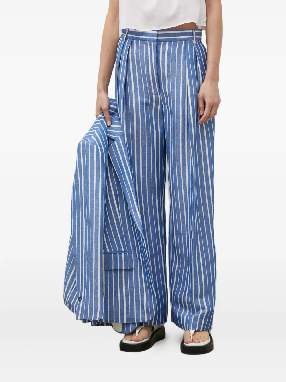 Day Birger Et Mikkelsen Enzo Striped Trousers In Multi