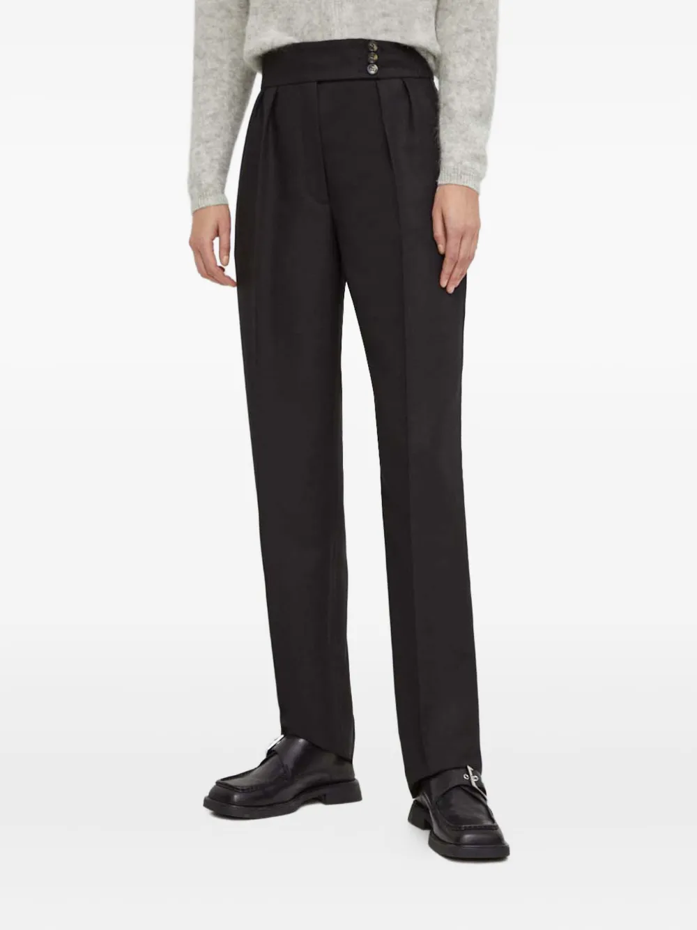 Day Birger Et Mikkelsen Pleated Tailored Trousers In Black