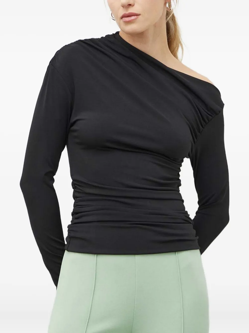 Day Birger Et Mikkelsen draped ruched top | Black | Image 1
