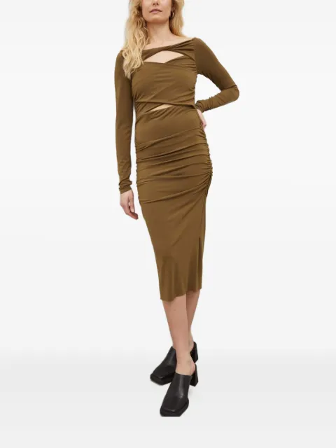 Day Birger Et Mikkelsen cut-out gathered midi dress