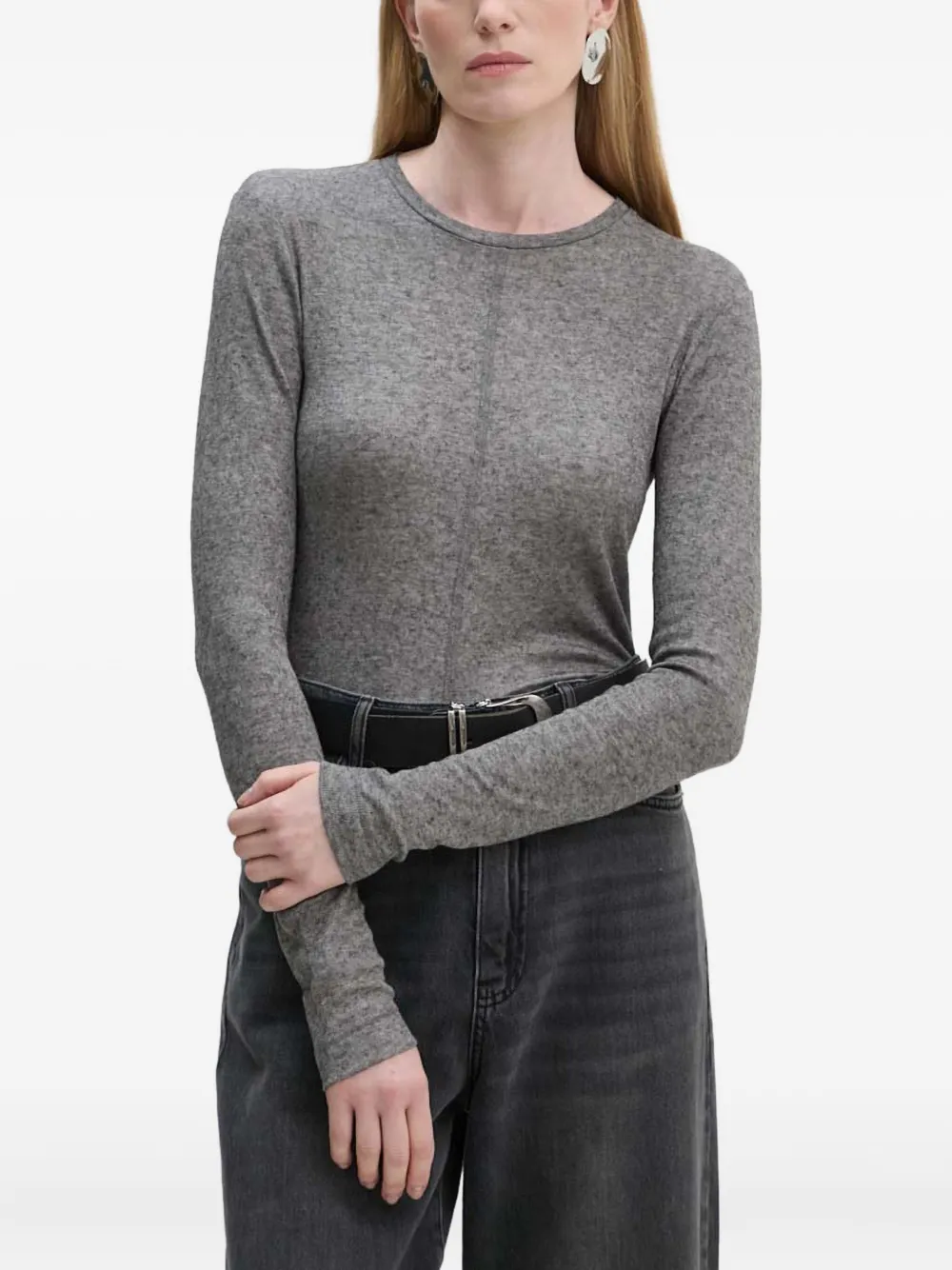 Day Birger Et Mikkelsen Lexi long-sleeve sweater | Grey | Image 1