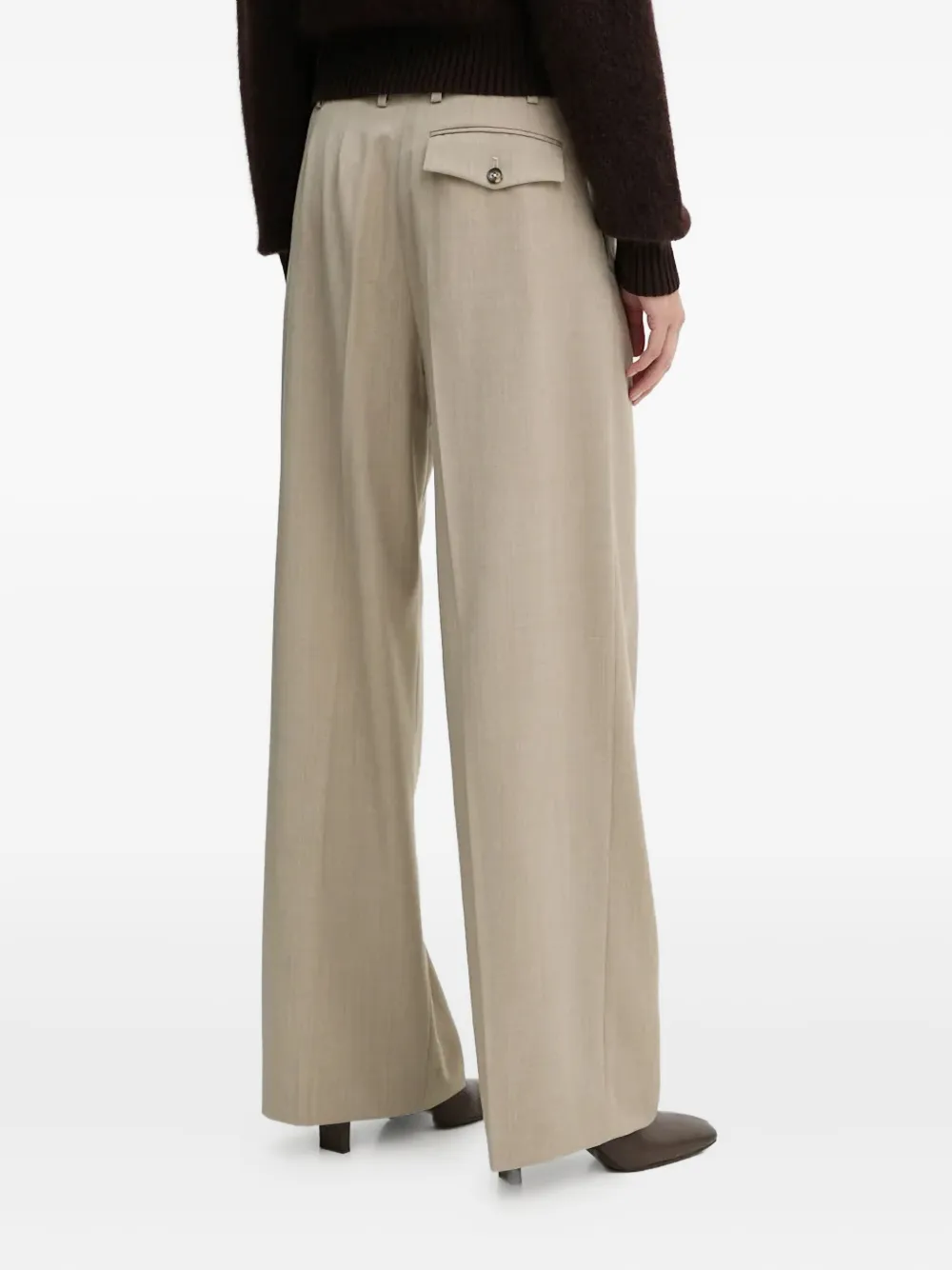 Day Birger Et Mikkelsen Enzo Pleated Trousers In Neutral