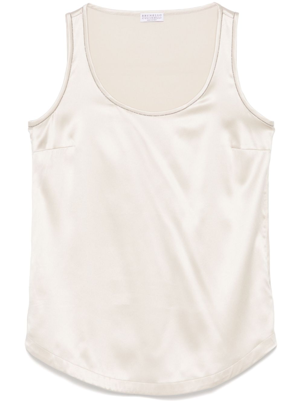 Brunello Cucinelli Monili chain-detail tank top - Neutrals