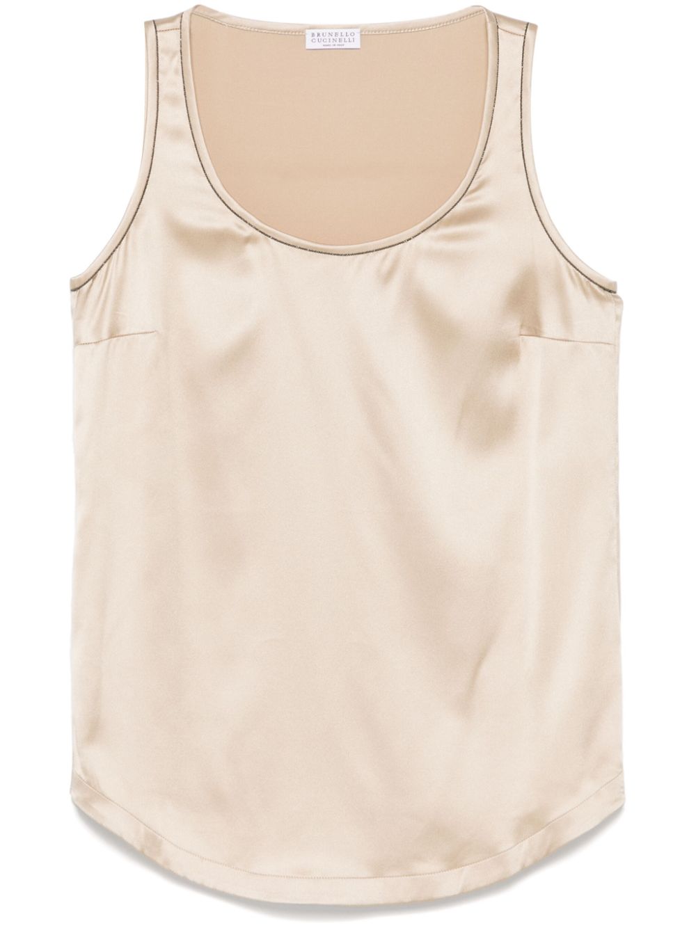 Brunello Cucinelli Monili chain-detail tank top - Neutrals