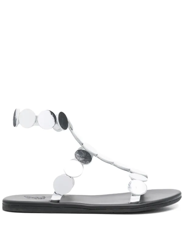 【ANCIENT GREEK SANDALS】シルバーサンダル ANCIENT GREEK SANDALS】シルバーサンダル