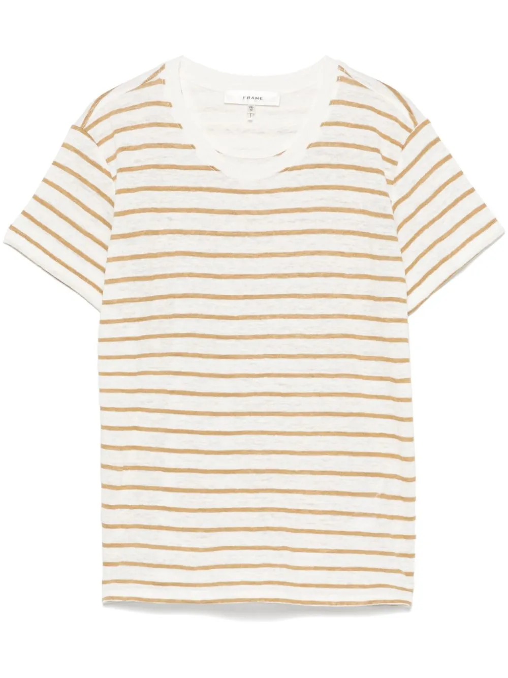 Frame Striped T-shirt In Green