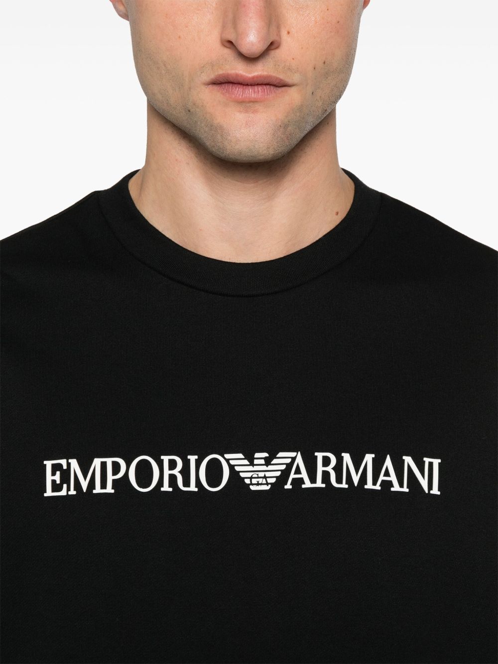 Emporio Armani raised-logo sweatshirt Men