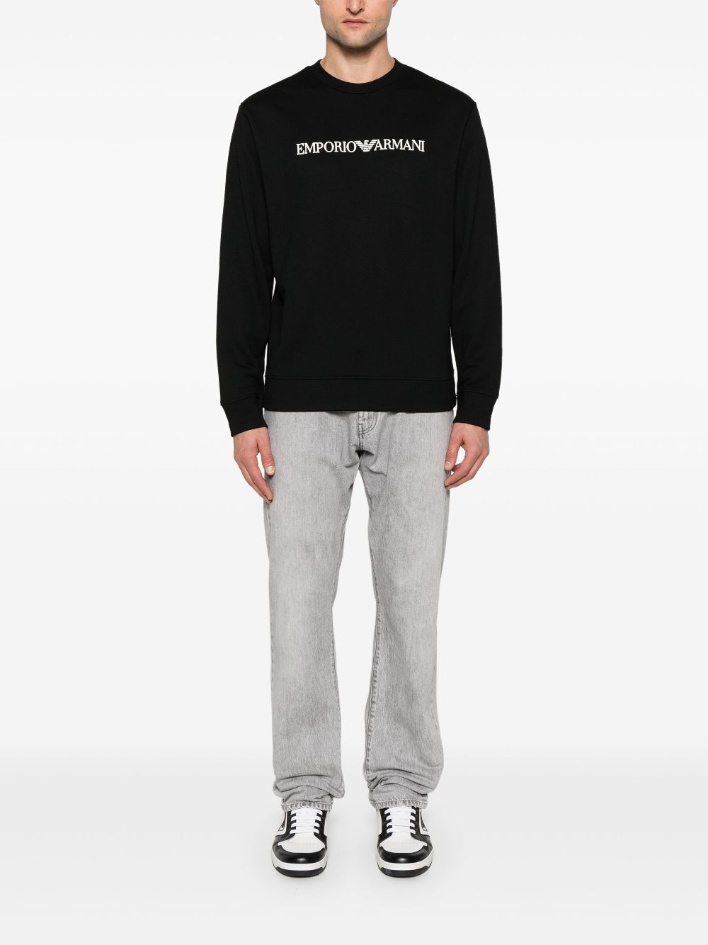 Emporio Armani raised-logo sweatshirt Men