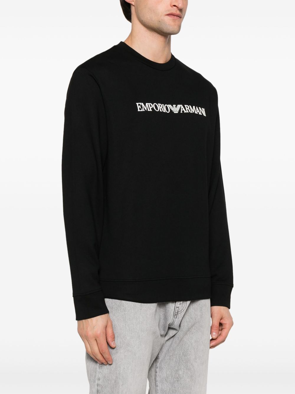 Emporio Armani raised-logo sweatshirt Men