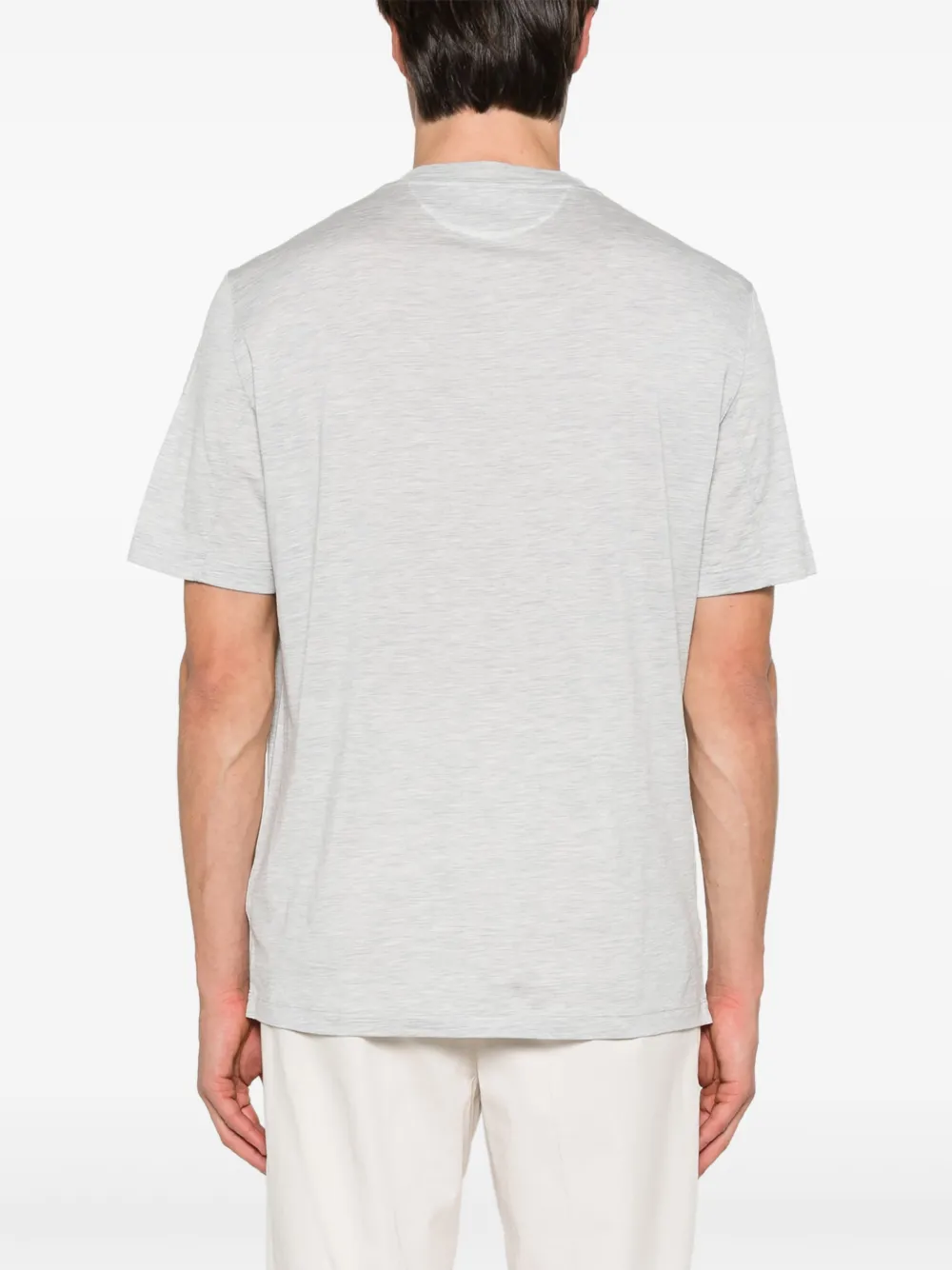 Brunello Cucinelli T-shirt met ronde hals Grijs