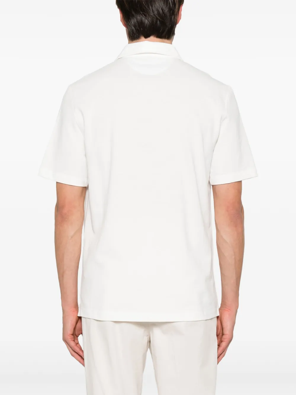 Brunello Cucinelli Katoenen poloshirt Wit