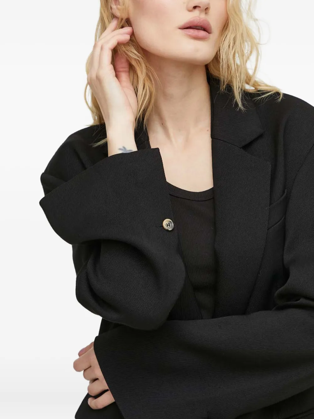 Day Birger Et Mikkelsen Buttoned Blazer In Black