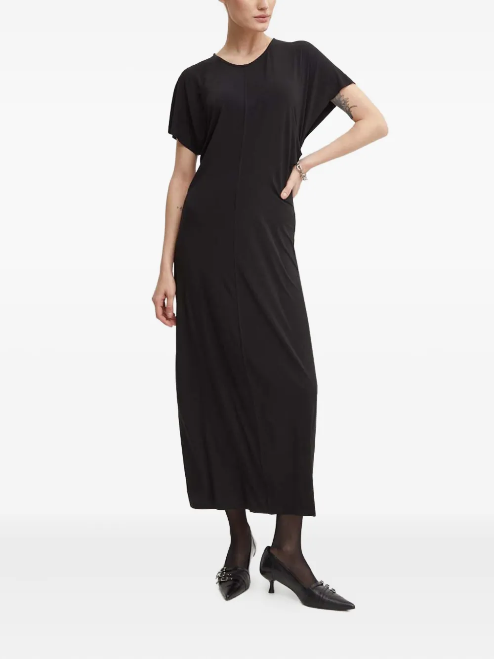 Day Birger Et Mikkelsen short-sleeves midi dress | Black | Image 1