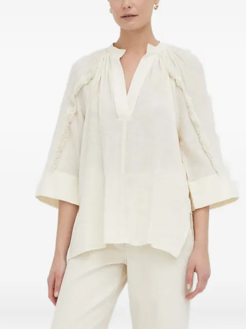 Day Birger Et Mikkelsen fringe v-neck blouse