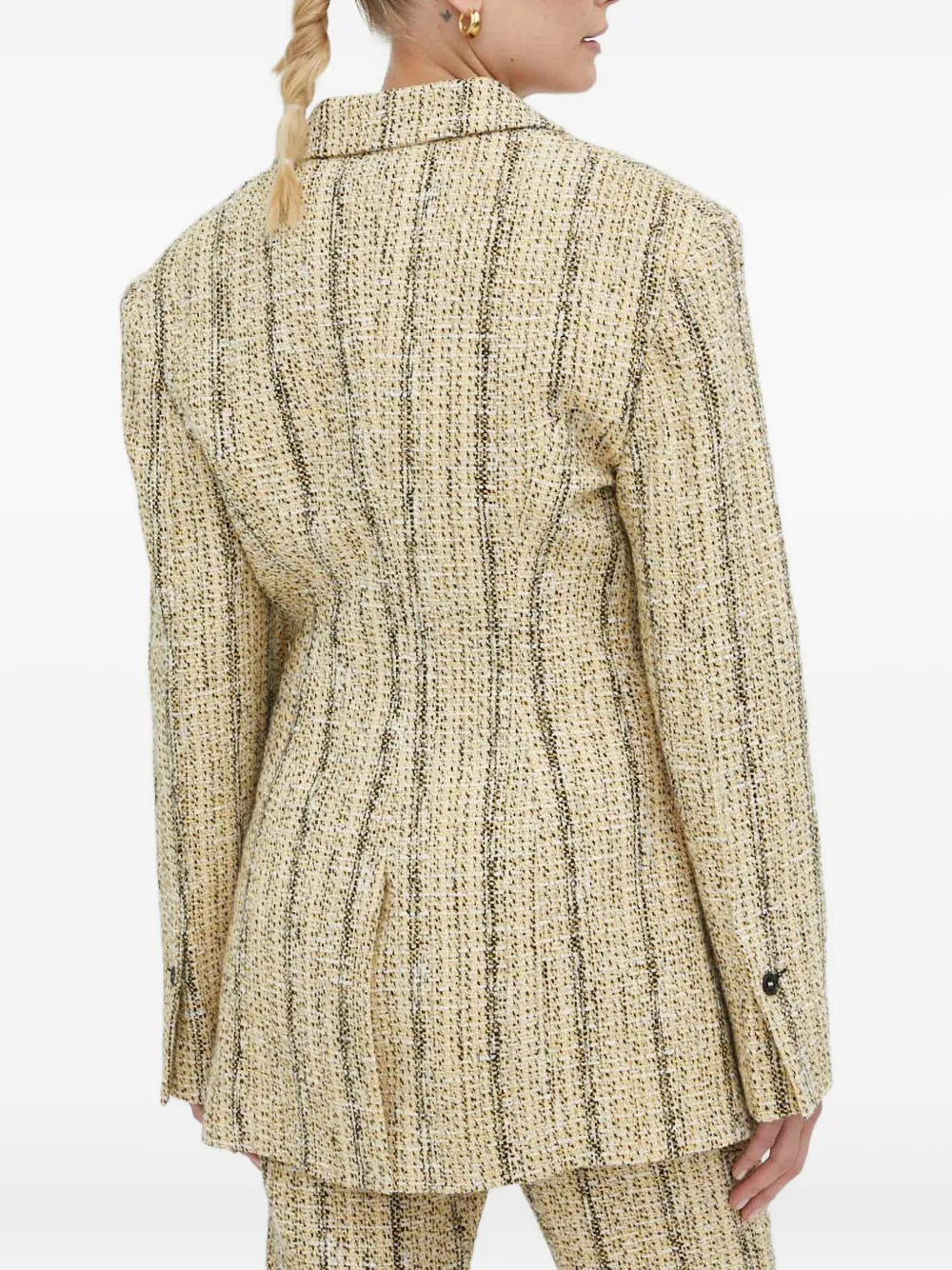 Day Birger Et Mikkelsen Single-breasted Tweed Blazer In Neutral