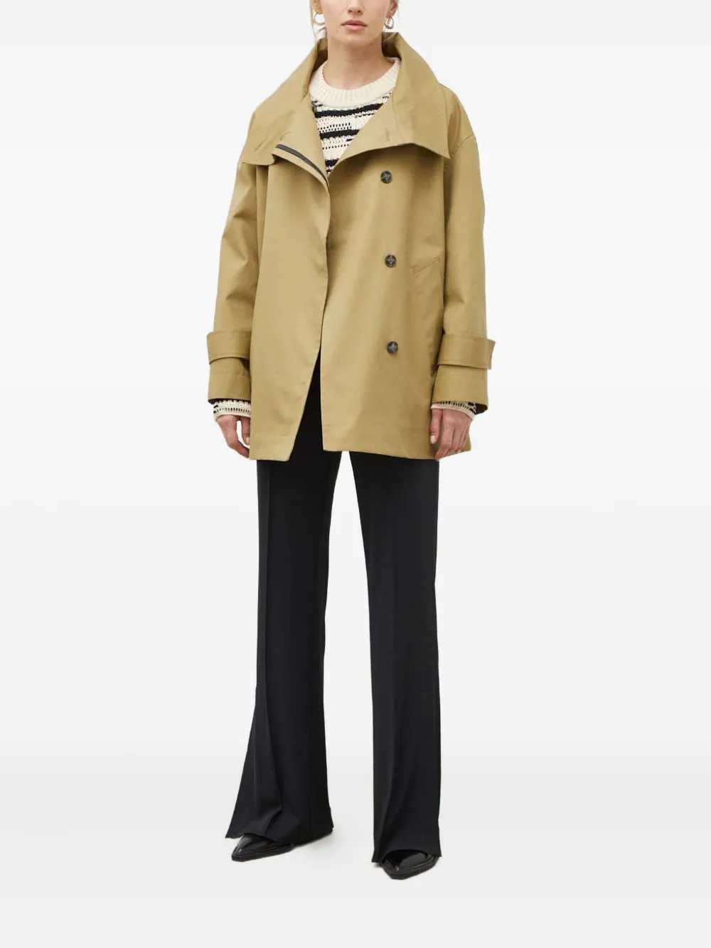 Day Birger Et Mikkelsen seam detail flared trousers | Flared & Bell-Bottom Pants | Image 2