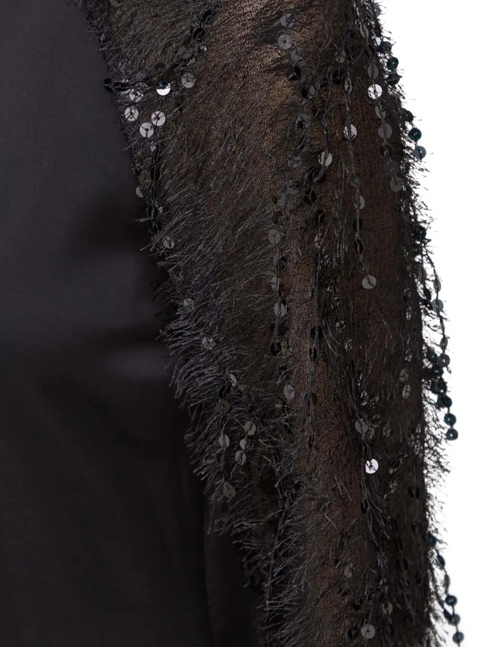 Day Birger Et Mikkelsen Fringed Midi Dress In Black