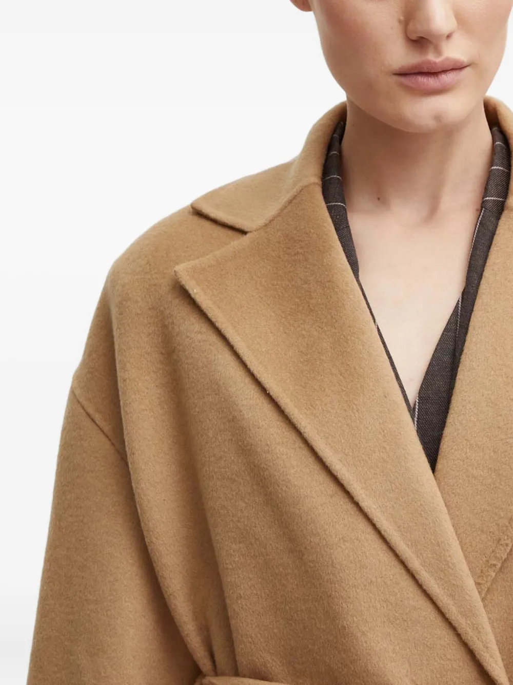 Day Birger Et Mikkelsen Wright Belted Coat In Brown