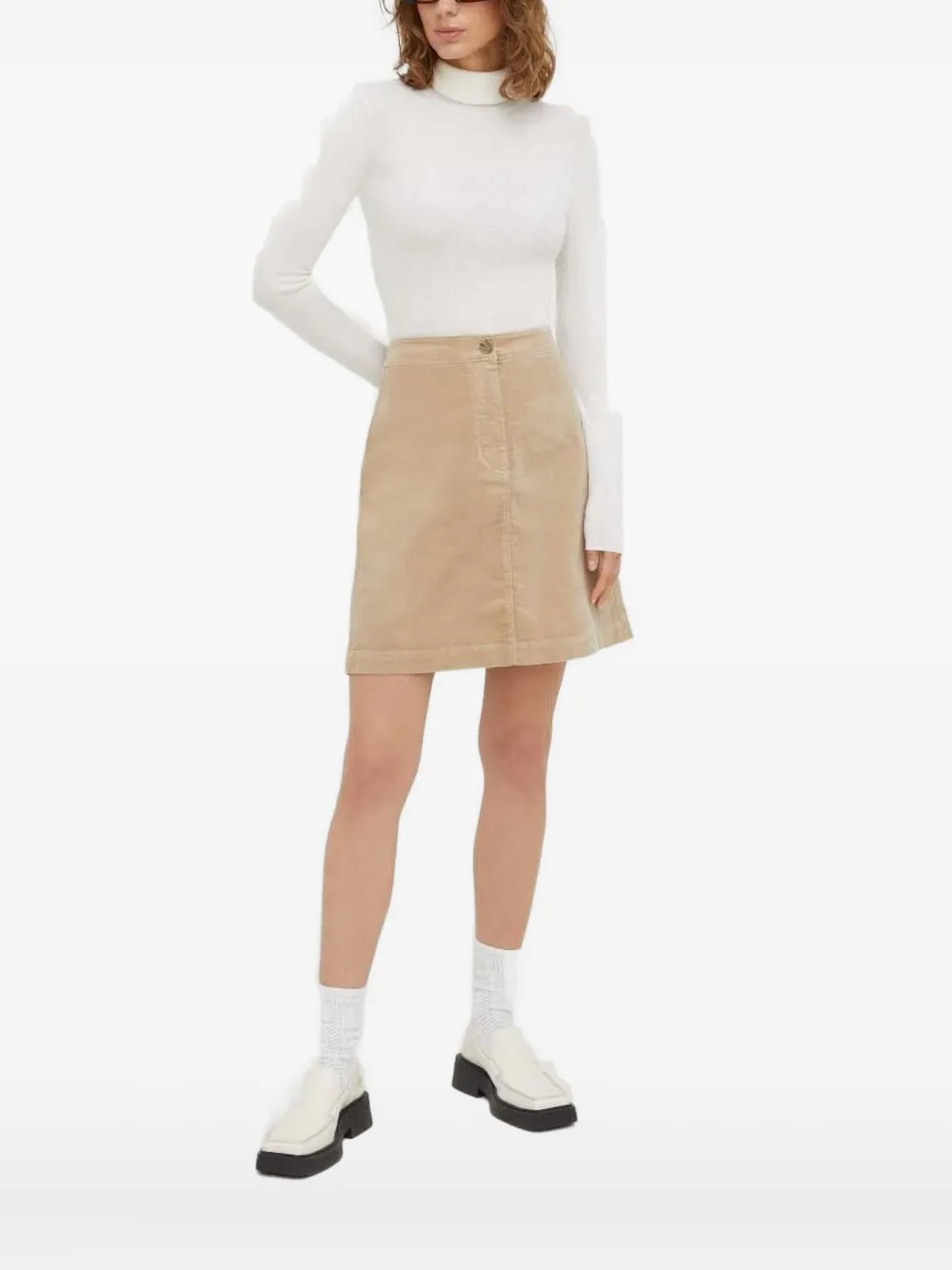 Day Birger Et Mikkelsen ribbed turtleneck top | Neutrals | Image 1