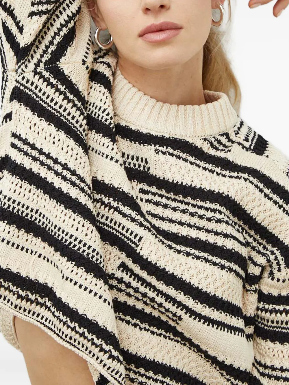 Day Birger Et Mikkelsen Cotton Striped Sweater In Green