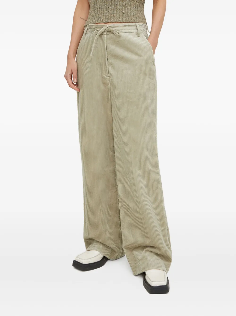 Day Birger Et Mikkelsen drawstring corduroy trousers | Green | Image 1