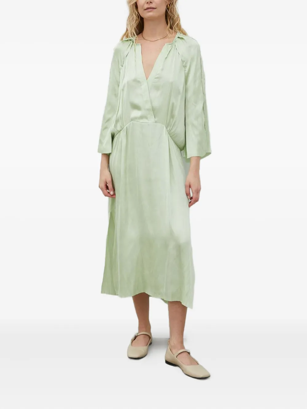 Day Birger Et Mikkelsen Tess V-neck midi dress | Day Dresses | Image 2