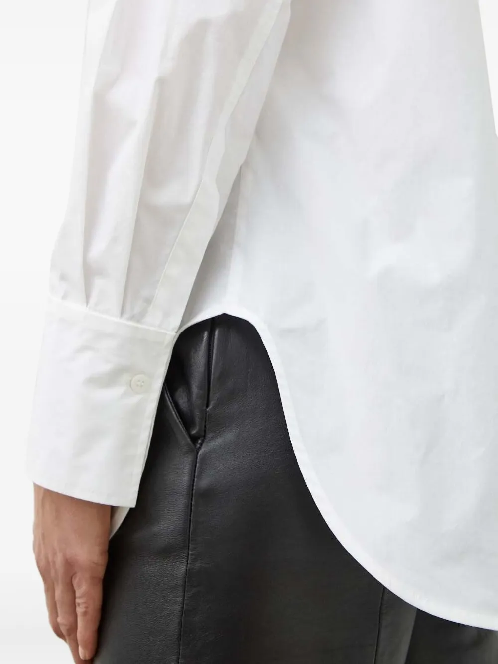 Day Birger Et Mikkelsen Christiane Double-breasted Longline Shirt In White