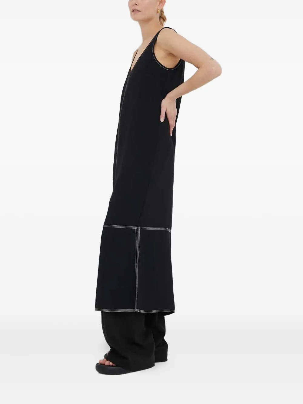 Day Birger Et Mikkelsen V-neck sleeveless midi dress | Day Dresses | Image 2