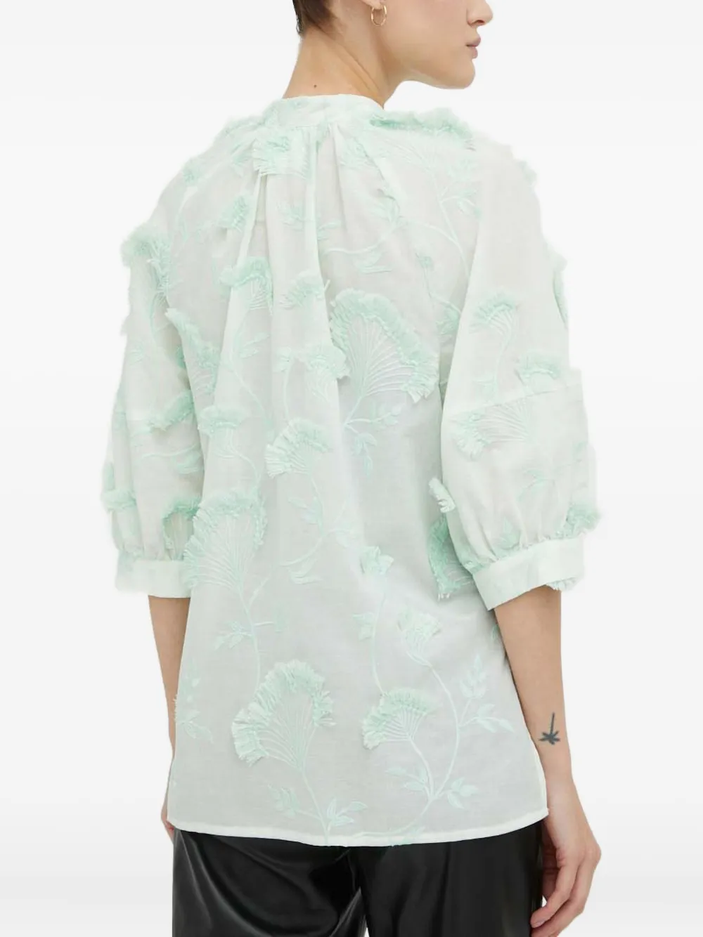 Day Birger Et Mikkelsen Blouse met applicaties Wit