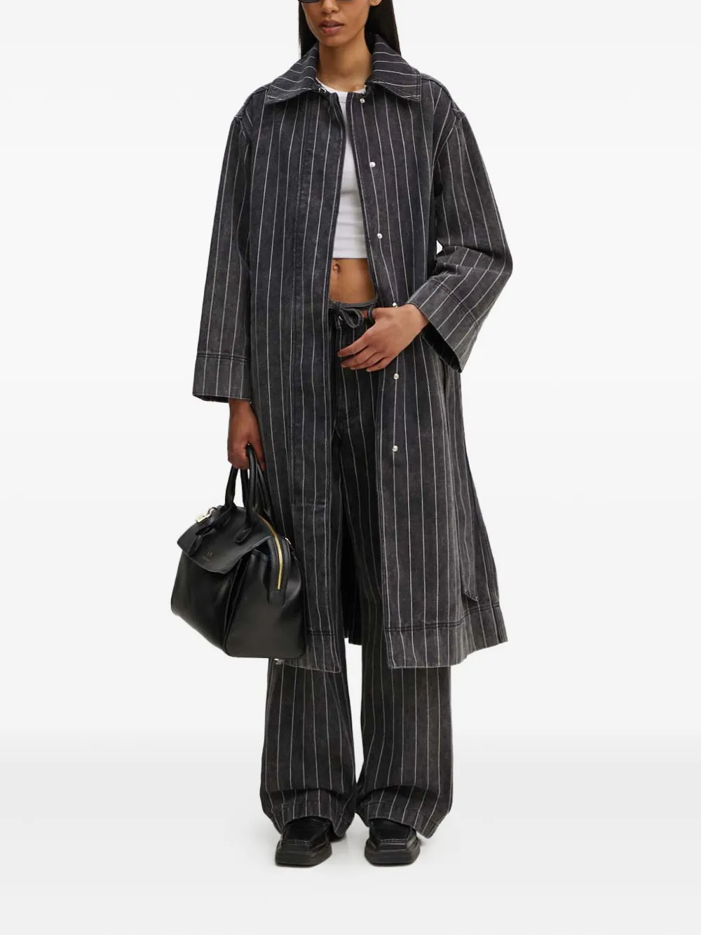 Day Birger Et Mikkelsen Hobbes striped coat | Oversized Coats | Image 2